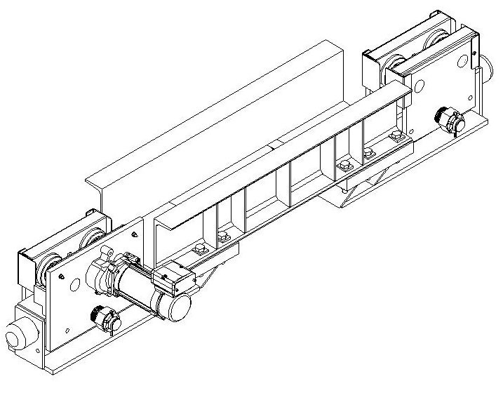 Manufacturer drawing: DEMAG DHT Under-Running End Trucks